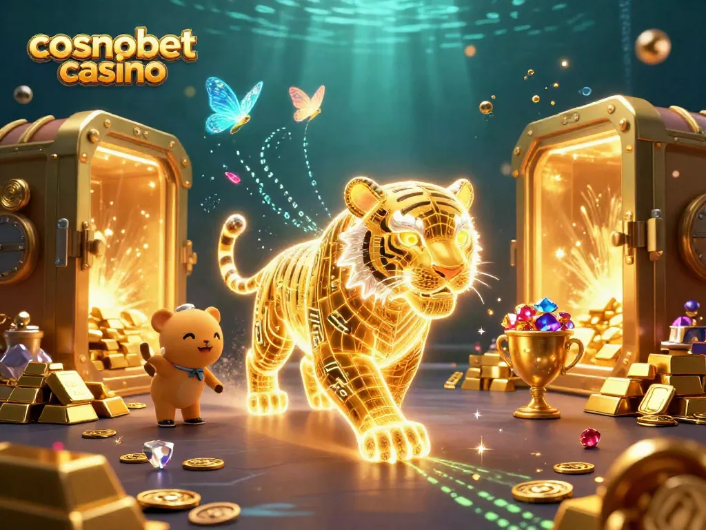 Experience the thrill at cosmobet casino with a vibrant digital landscape filled with unique elements.
