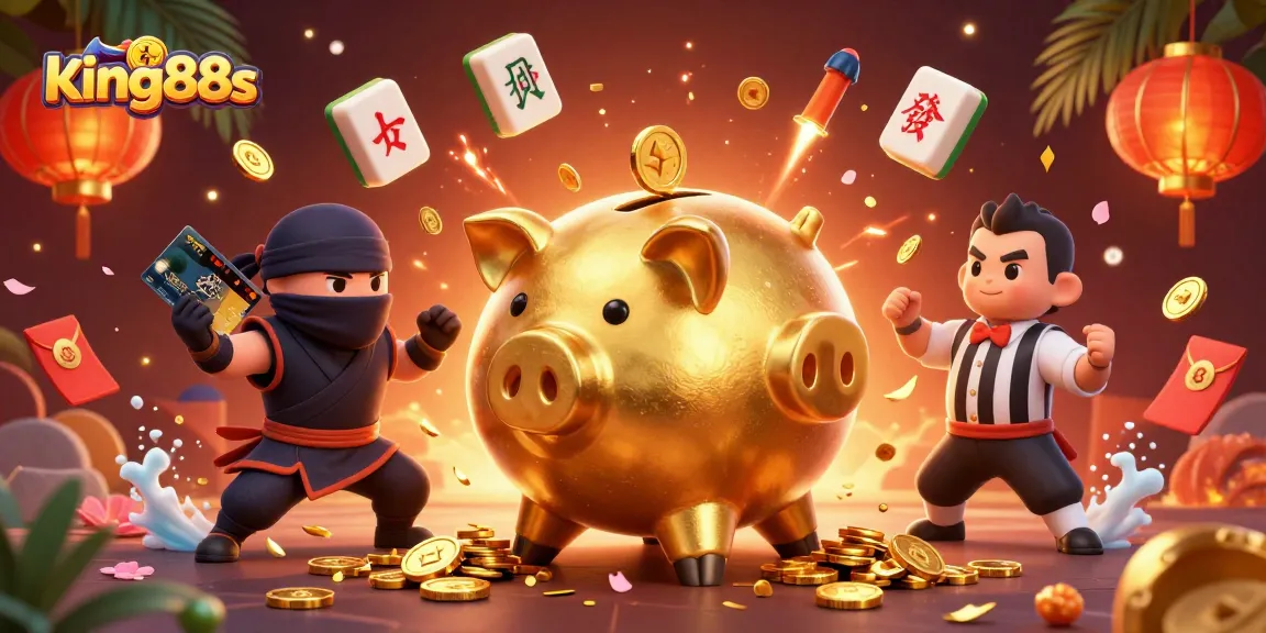 Experience thrilling wins with king88s in this vibrant online casino illustration.